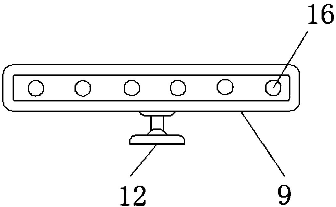 Viaduct guardrail rotary cleaning machine and manufacturing and using method thereof