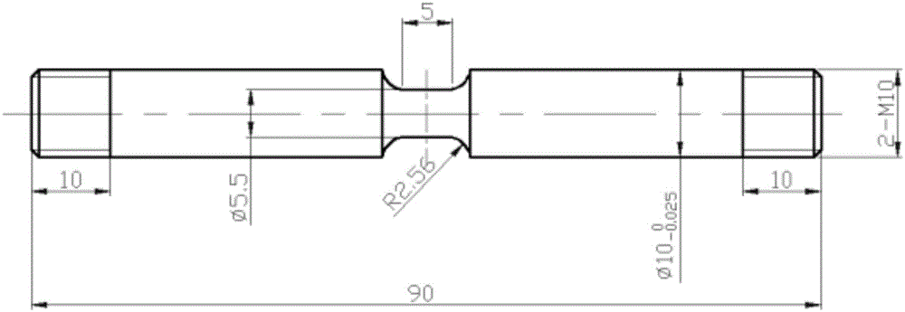 Stress relaxation crack sensitivity temperature testing method for hardened and tempered high-strength steel used in large-size spherical tank