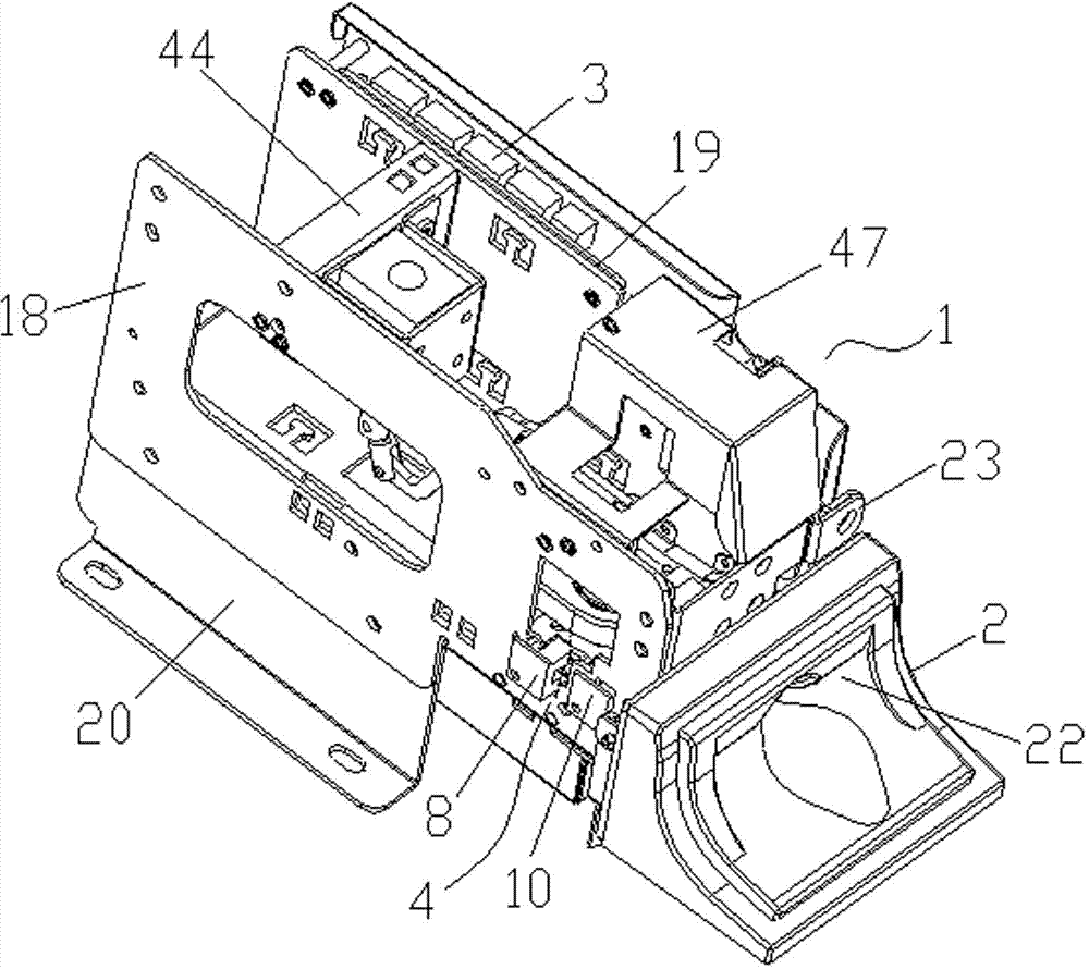 Red ticket check device for gate machine