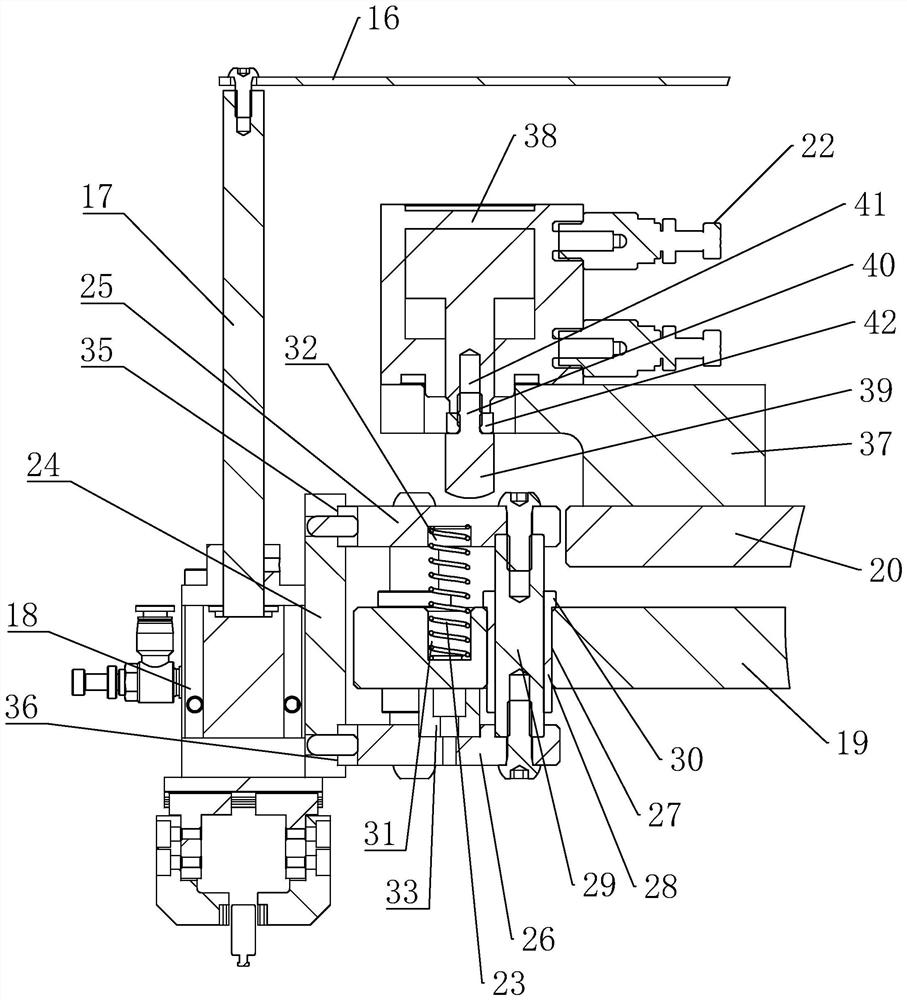 Equipment for assembling iron core and silica gel particle of electromagnetic valve