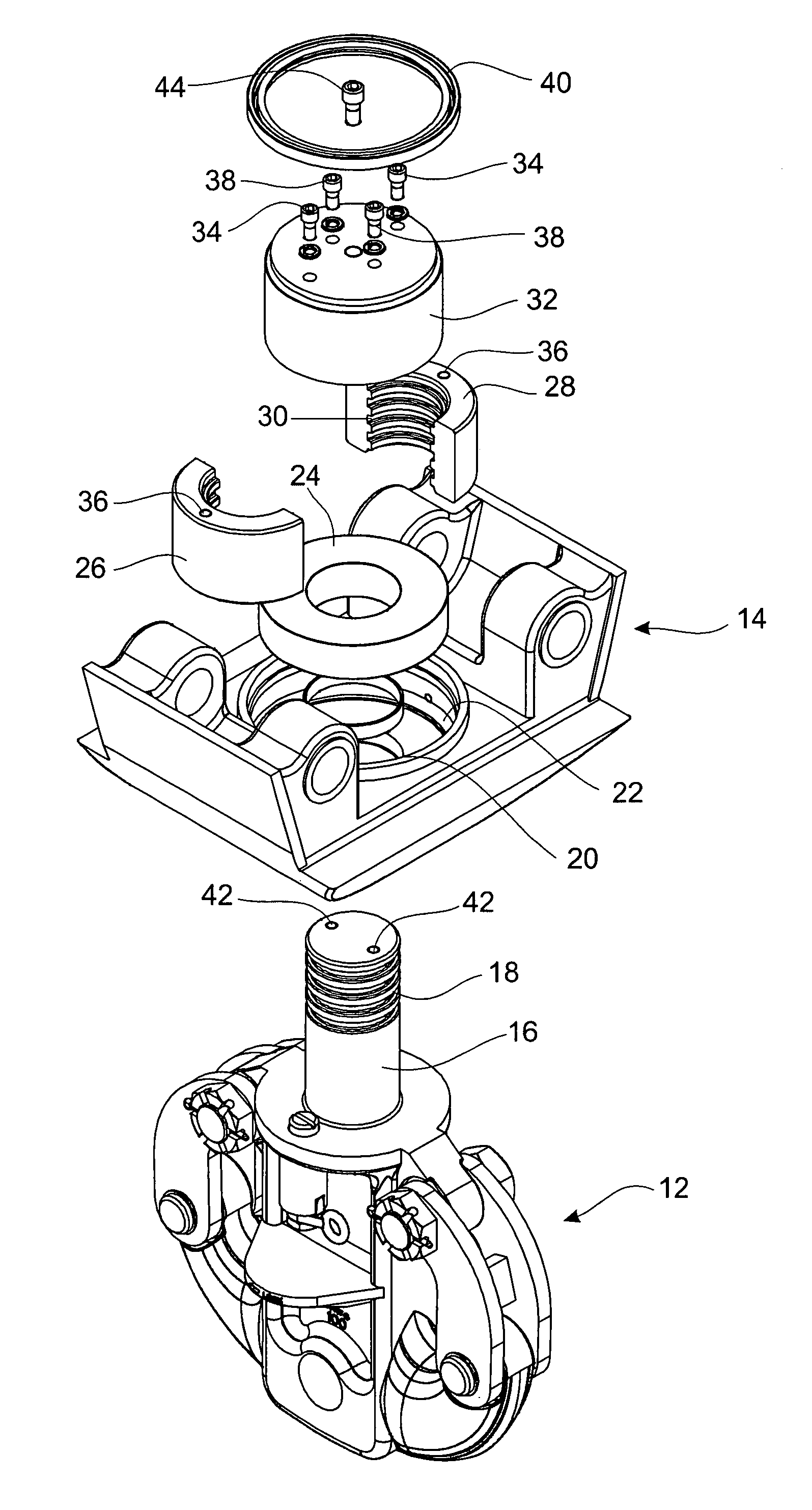 Retaining keeper assembly for a hoisting device