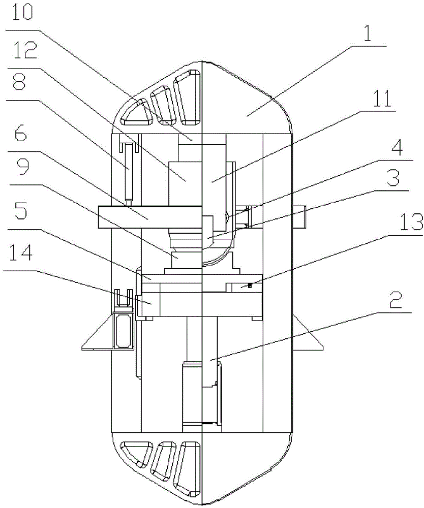 Plastic forming process of integral top cover of nuclear power water chamber and intelligent forging press used by plastic forming process