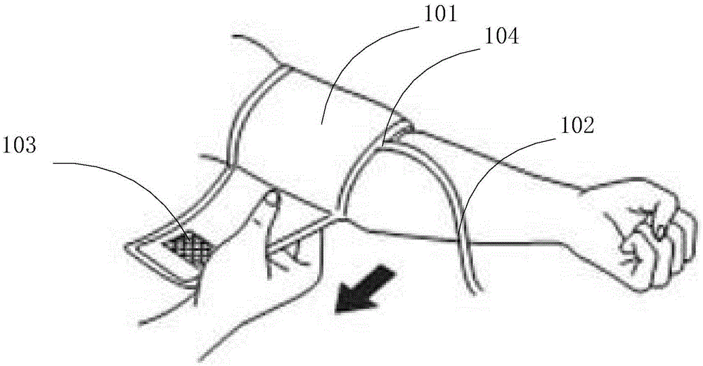 Device and method for tightening or loosening a cuff