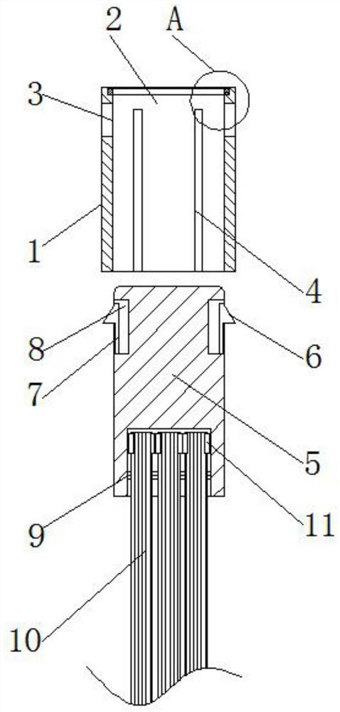 Grafting type wig, wig grafting tool and wig grafting method