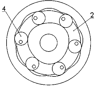 Cosine shock wave swing movable teeth transmission device