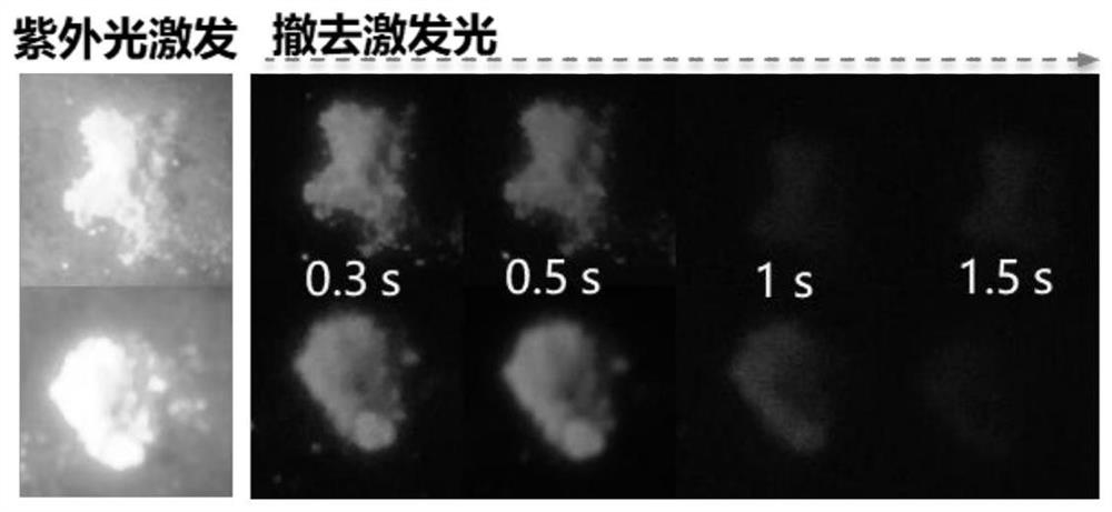 Organic long afterglow material containing triphenylphosphine (triphenylphosphine oxide) and preparation method and use method thereof