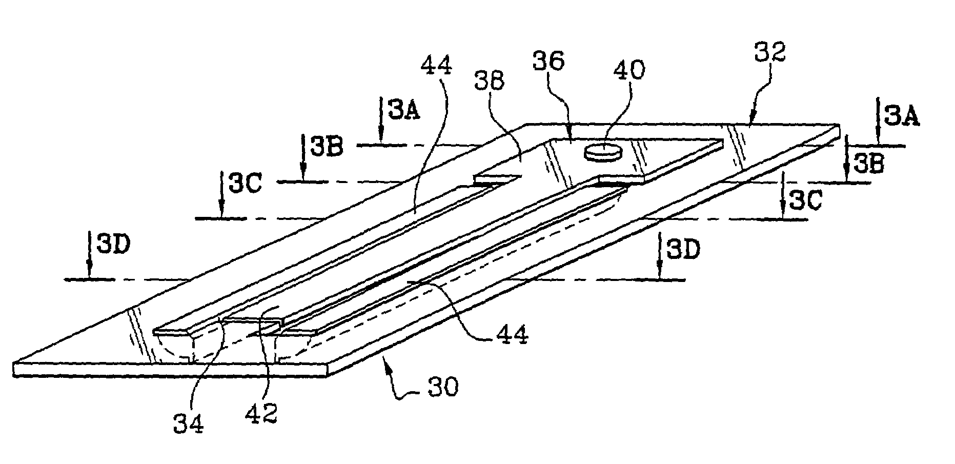 Dual single reed module, particularly for instruments of the accordion type