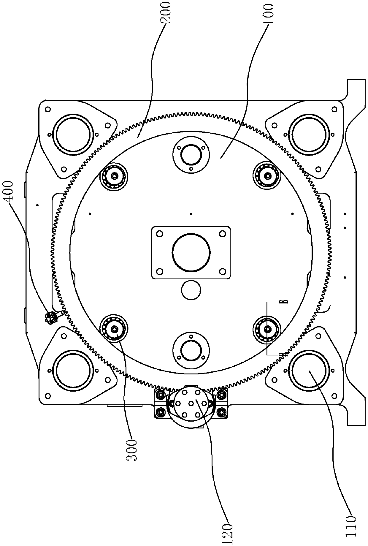 Mould adjusting device