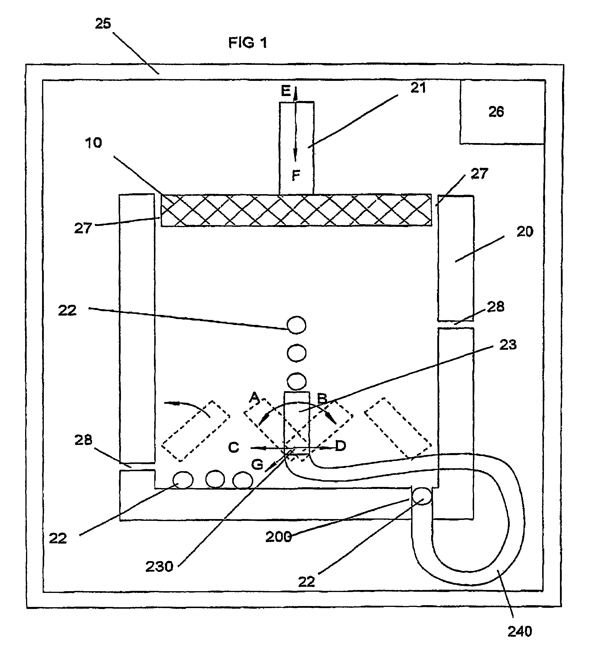 Device for generating nanostructures