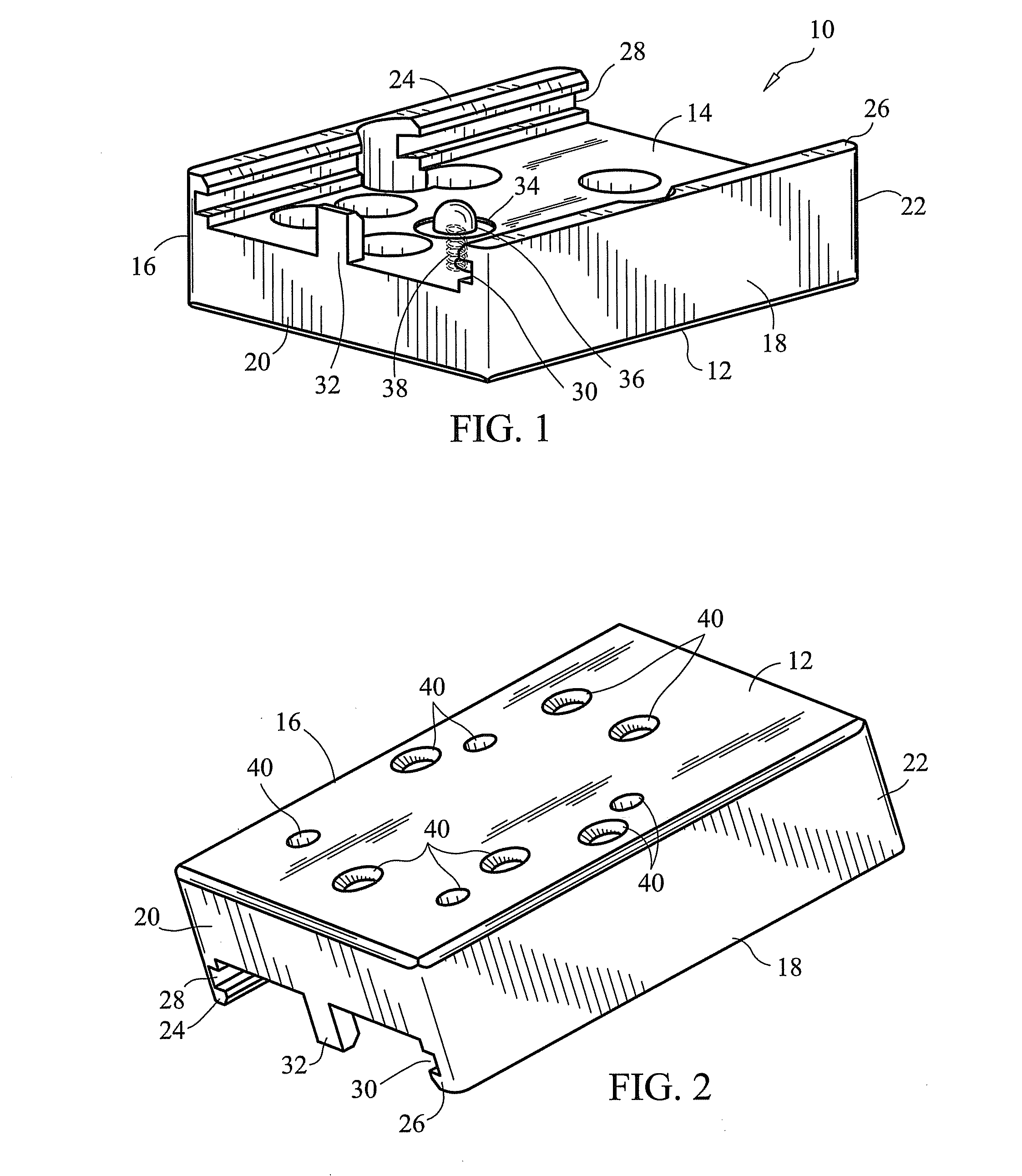 Adaptor for vehicle mounts