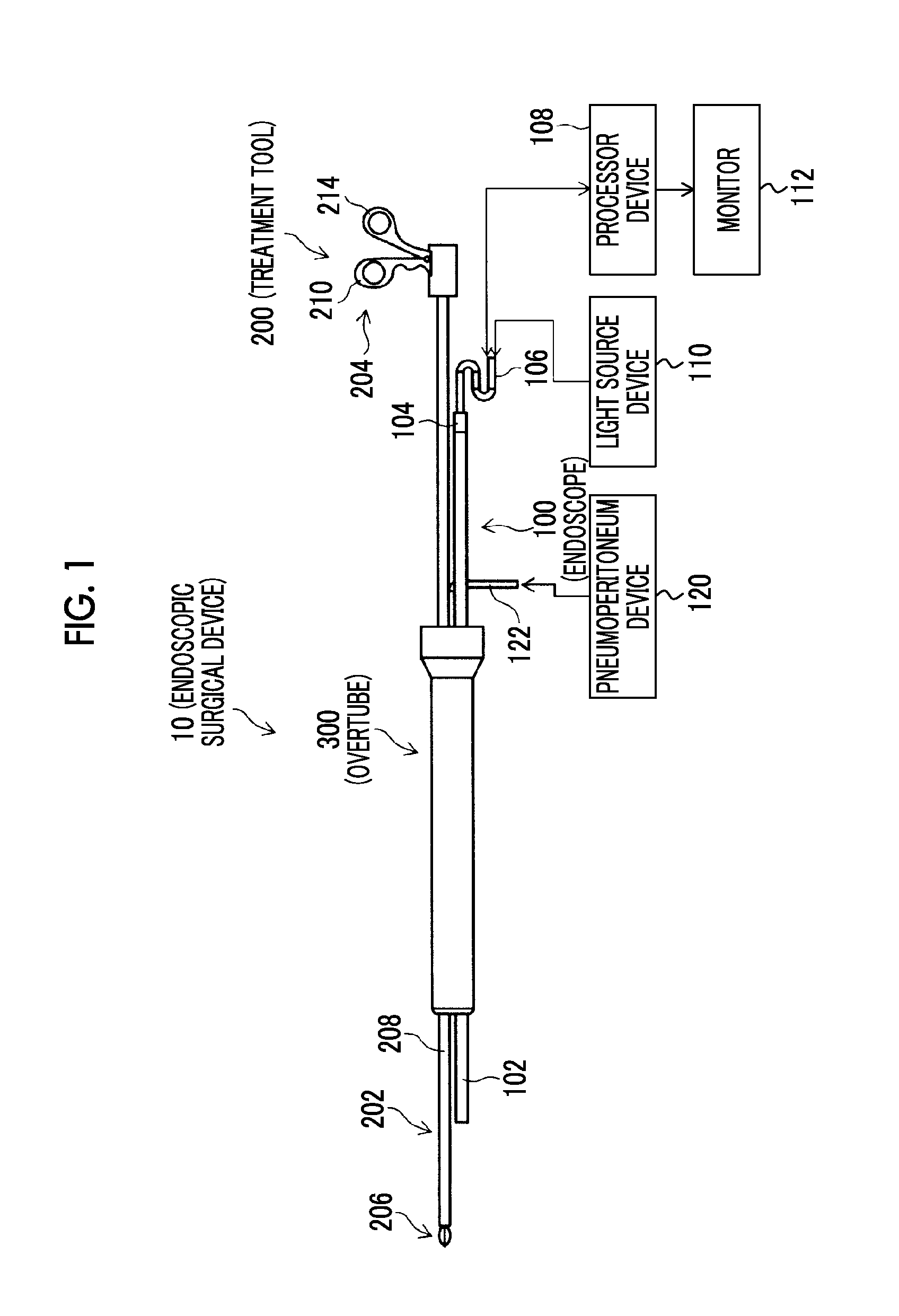 Endoscopic surgical device and outer sleeve