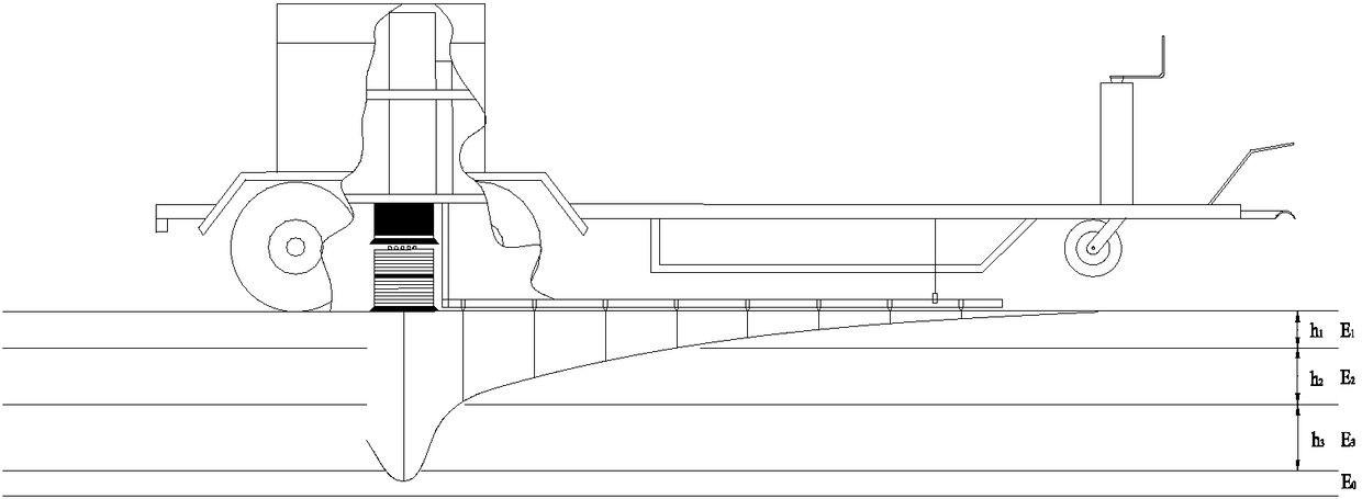 Method for evaluating road technical condition based on non-destructive testing technique