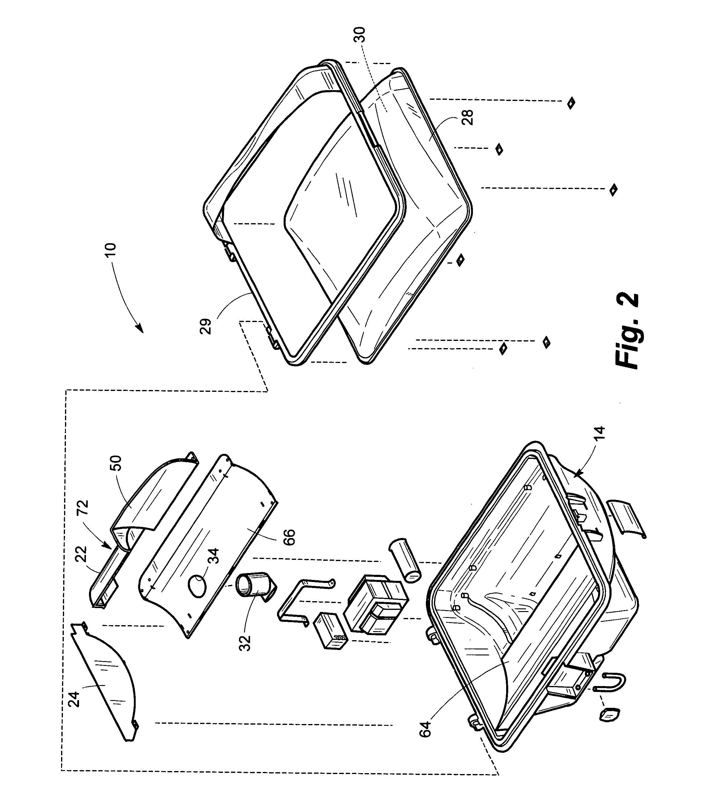 Luminaires for illumination of outdoor panels