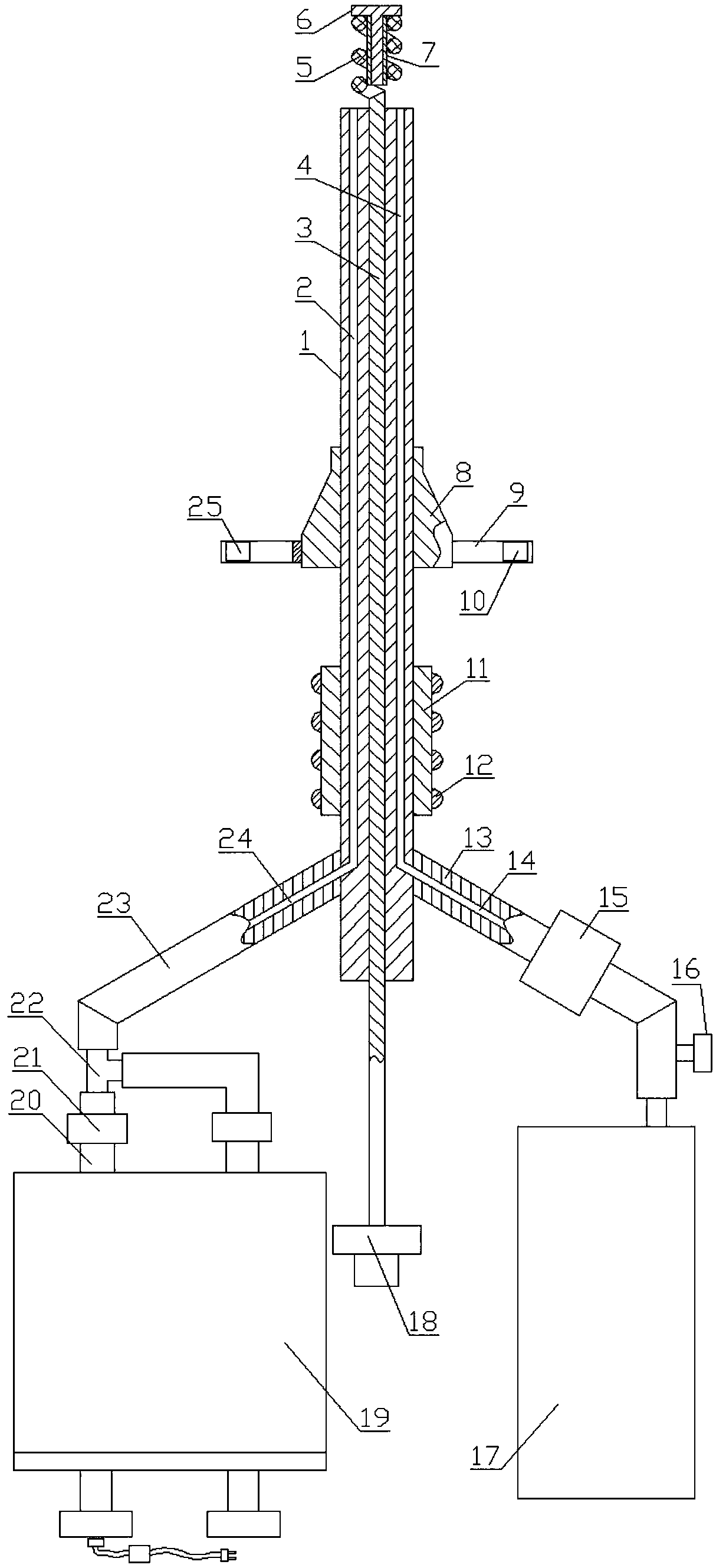 A bladder positioning catheterization device for caesarean section