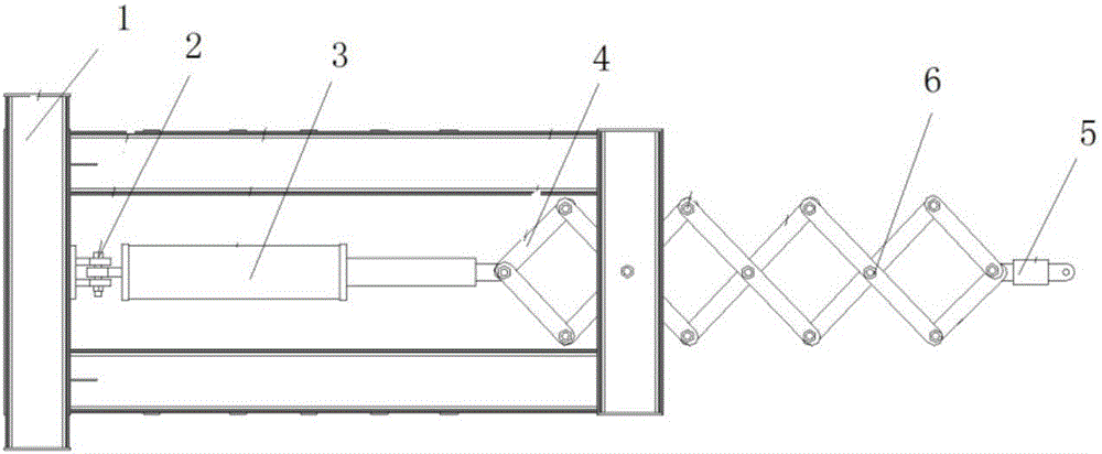 Wing load applying device