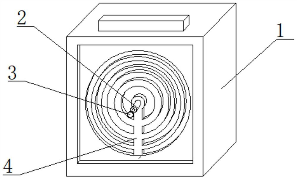 Direct current type ion fan