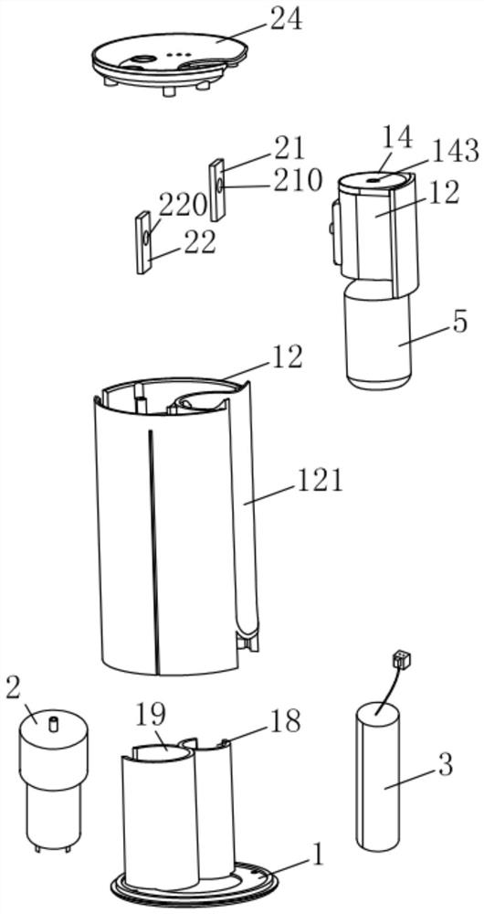 Portable fragrance-enjoying instrument with magnetic-attraction essential oil cavity