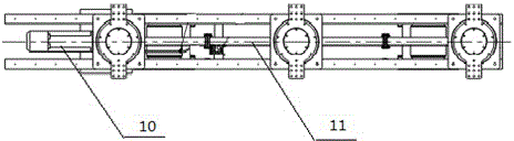 High-voltage switch operation mechanism and high-voltage switch using high-voltage switch operation mechanism