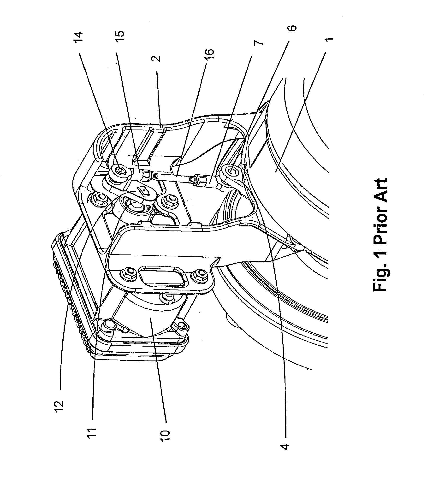 Turbocharger control linkage with reduced heat flow