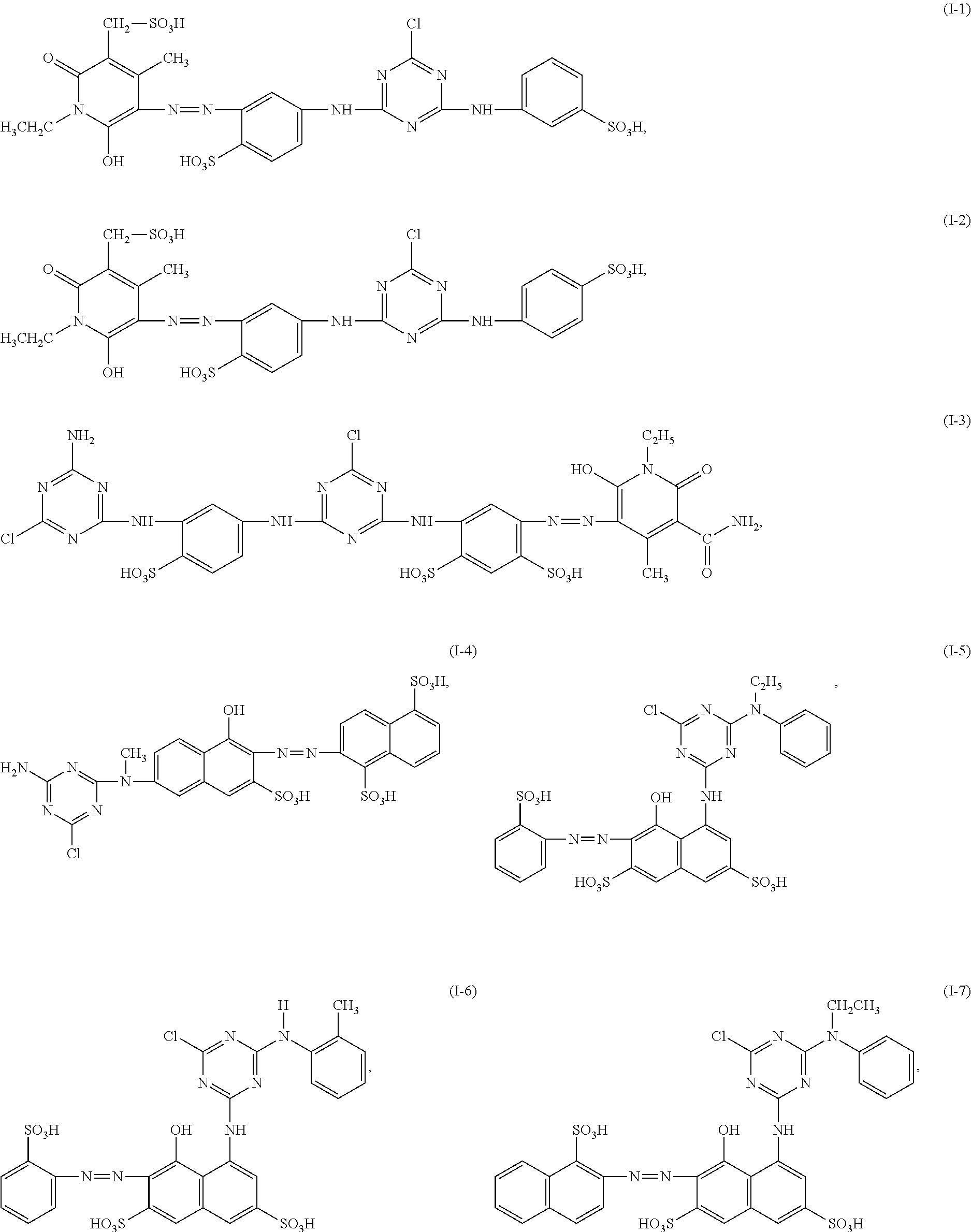 Reactive printing dye and its aqueous composition application