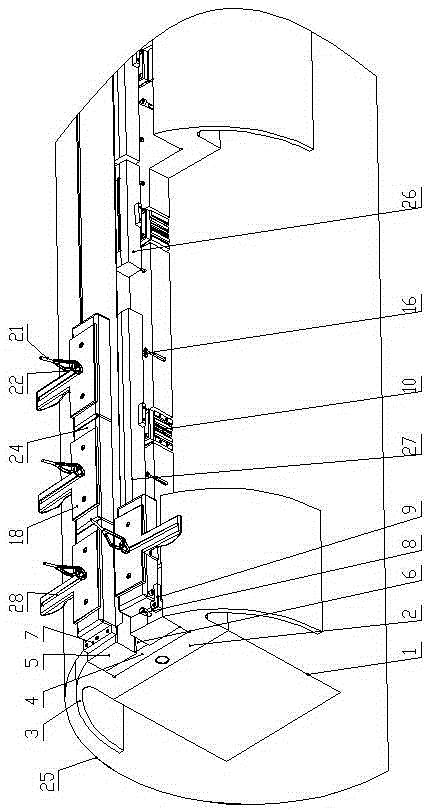 Laser welding machine fixture for large diameter thin-walled parts