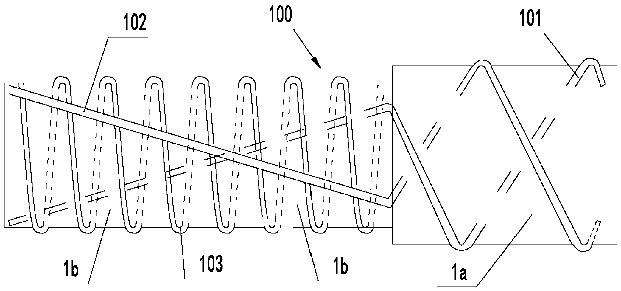 Threshing device convenient to move