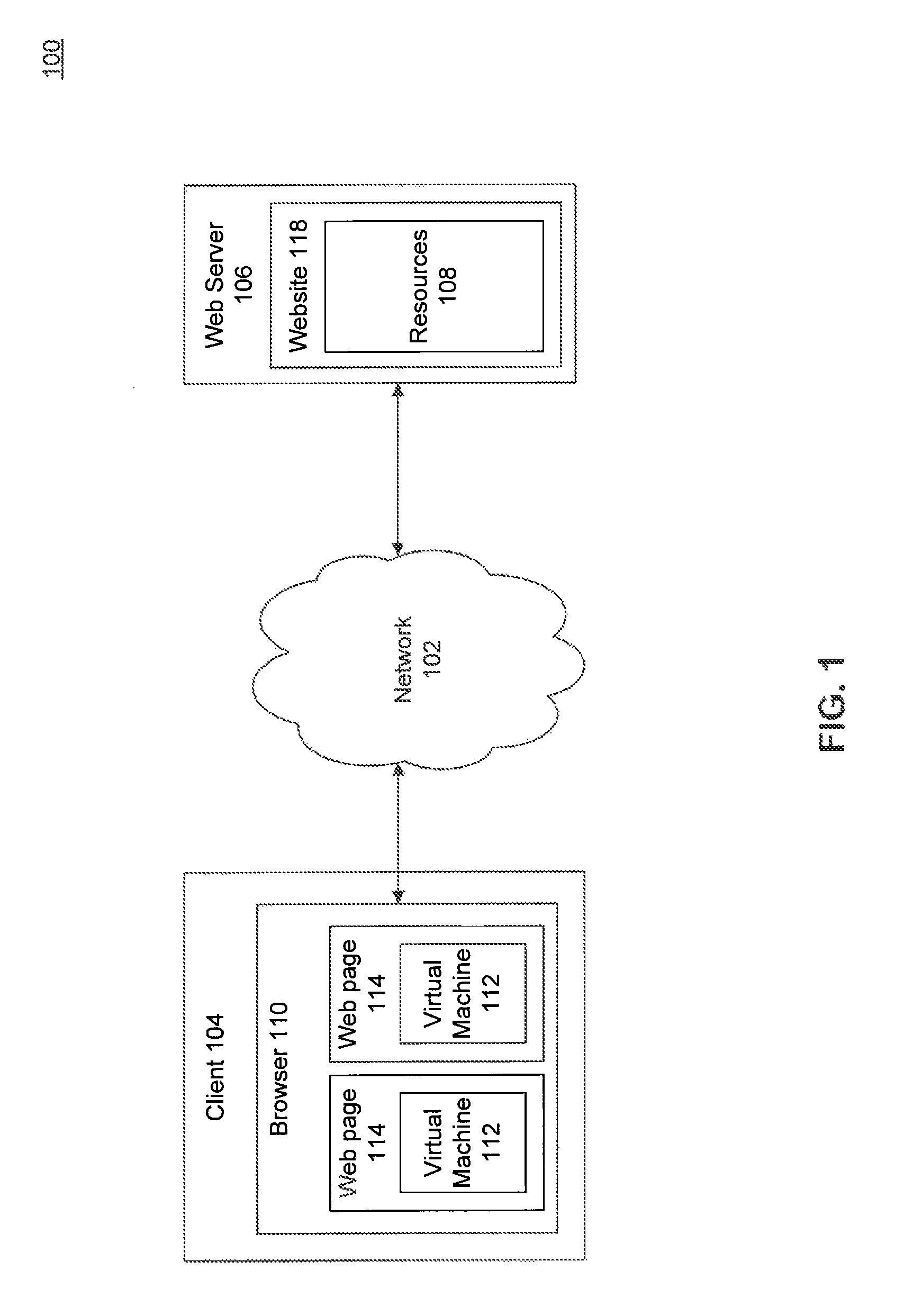 Multi-threaded virtual machine processing on a web page