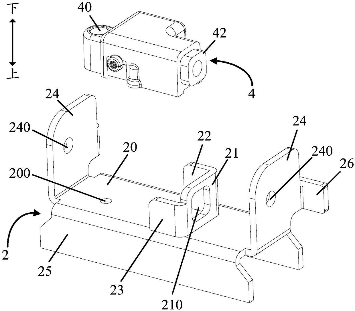 Middle supporting locking mechanism and electric bicycle