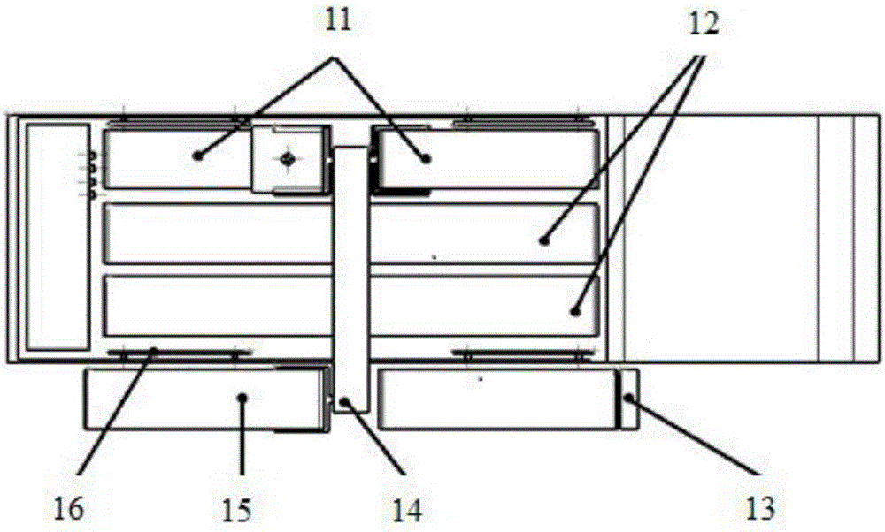 Gantry-type road cone automatically deploying and retracting device