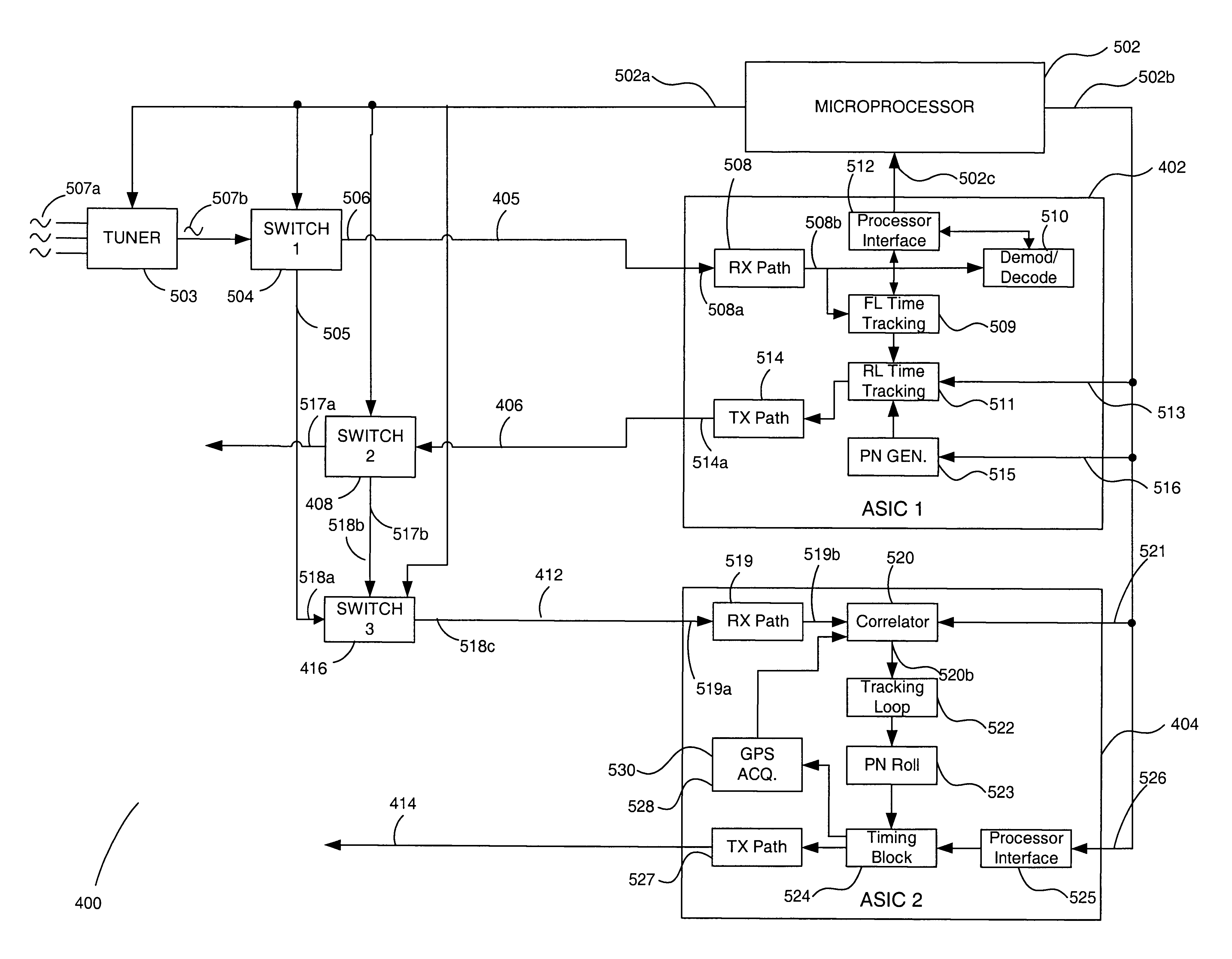 Synchronizing timing between multiple air link standard signals operating within a communications terminal