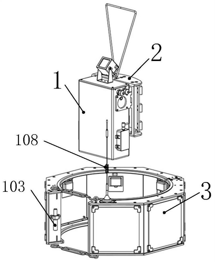 Built-in anchoring balance weight detection device for rail transit overhead line system