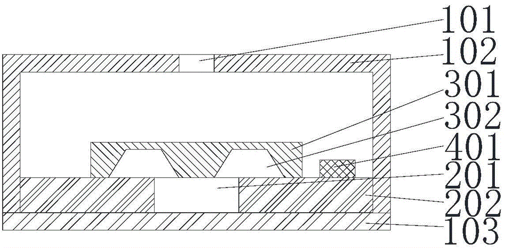 Integrated silicon condenser microphone