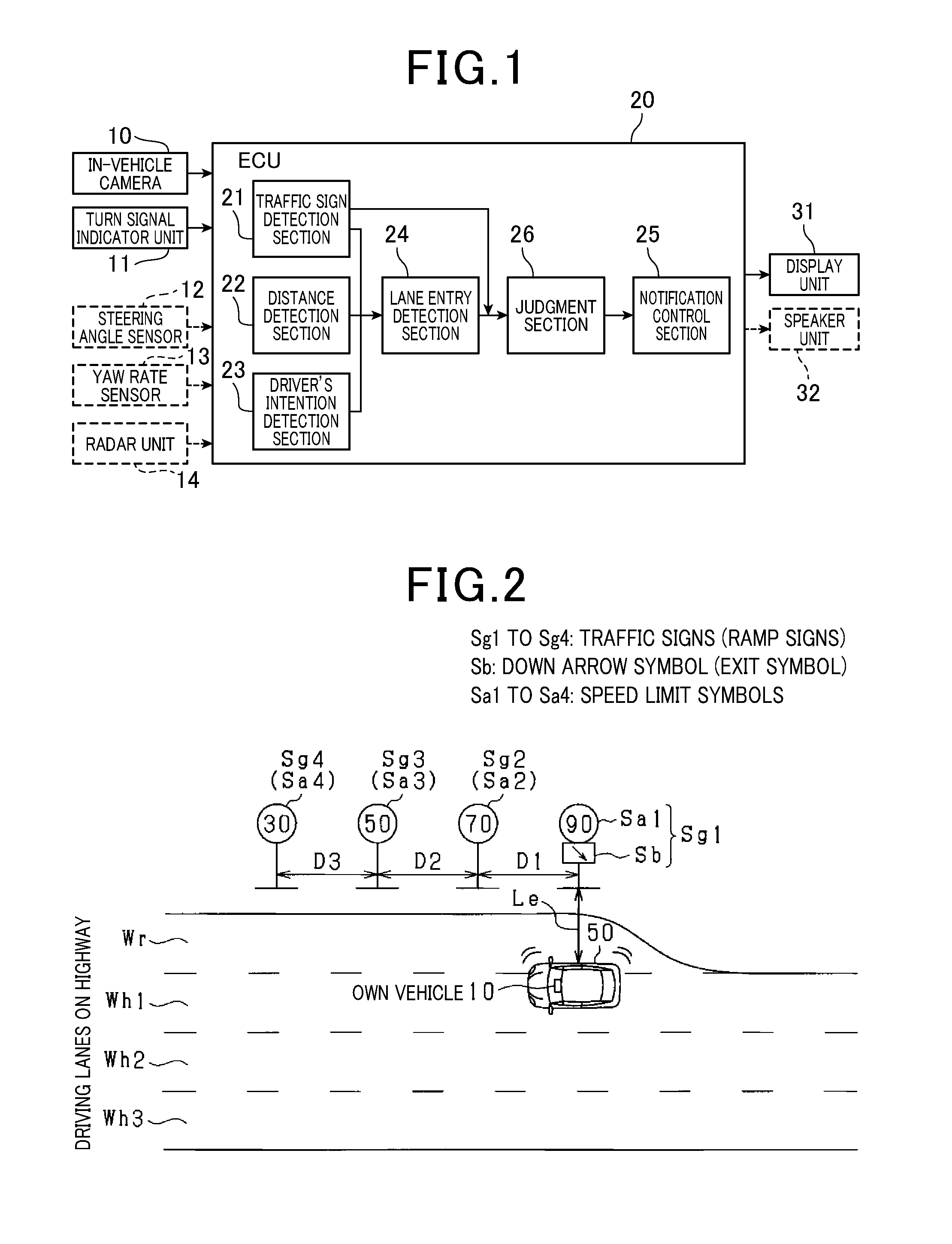 Driving assistance device and driving assistance method