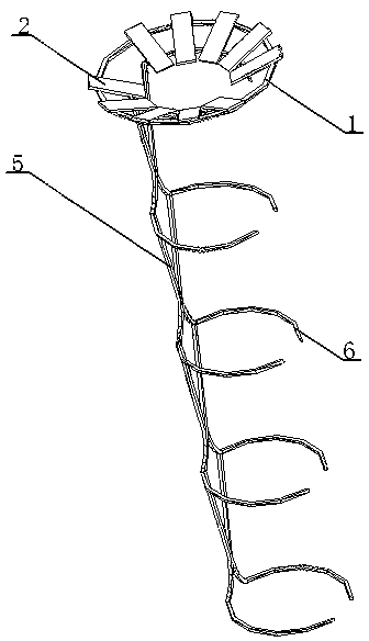 Self-stretching intra-esophageal stent capable of carrying local chemotherapy drugs