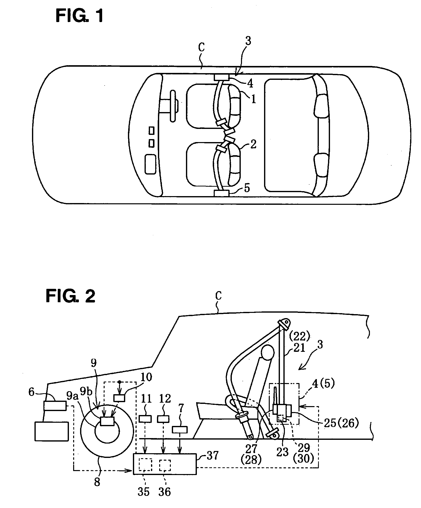 Seatbelt device of vehicle