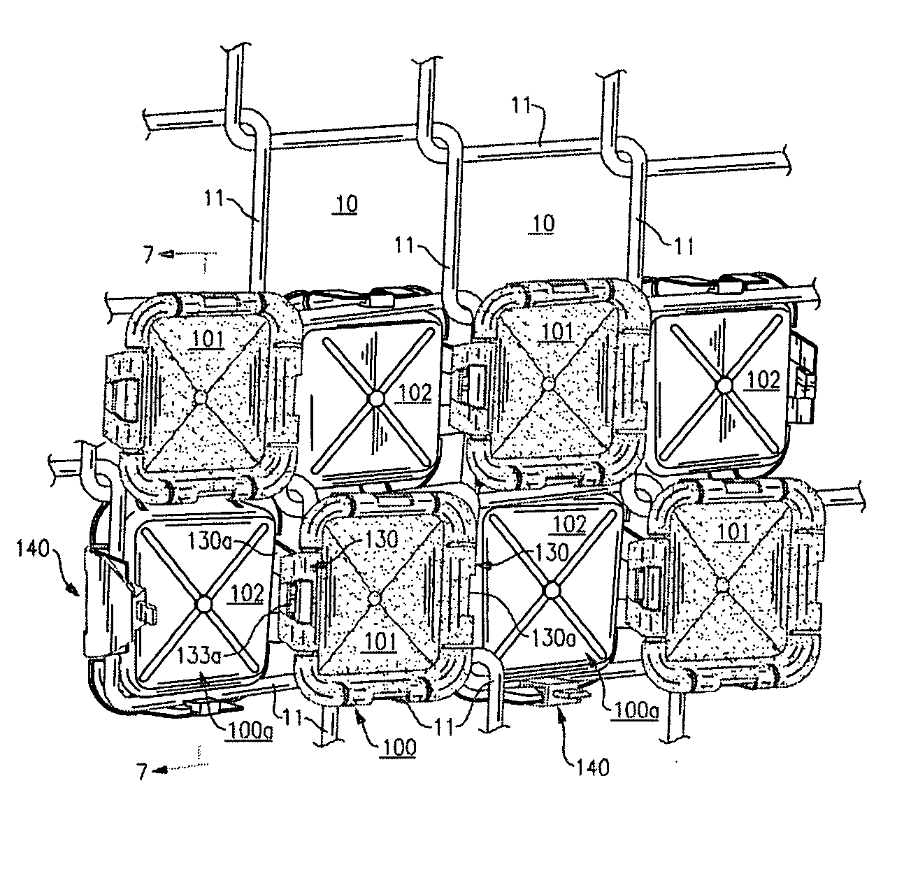 Insert for a chain link fence