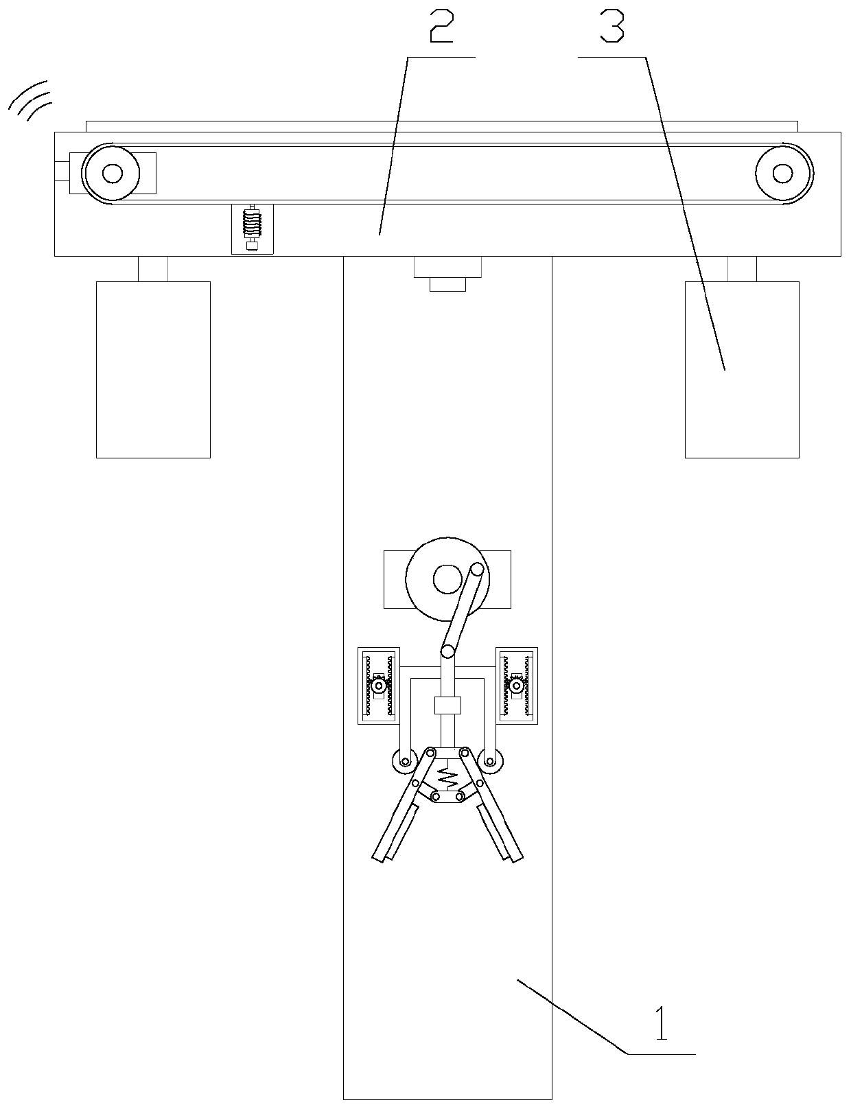 An outdoor lighting device with functions of anti-climbing and insect repellent