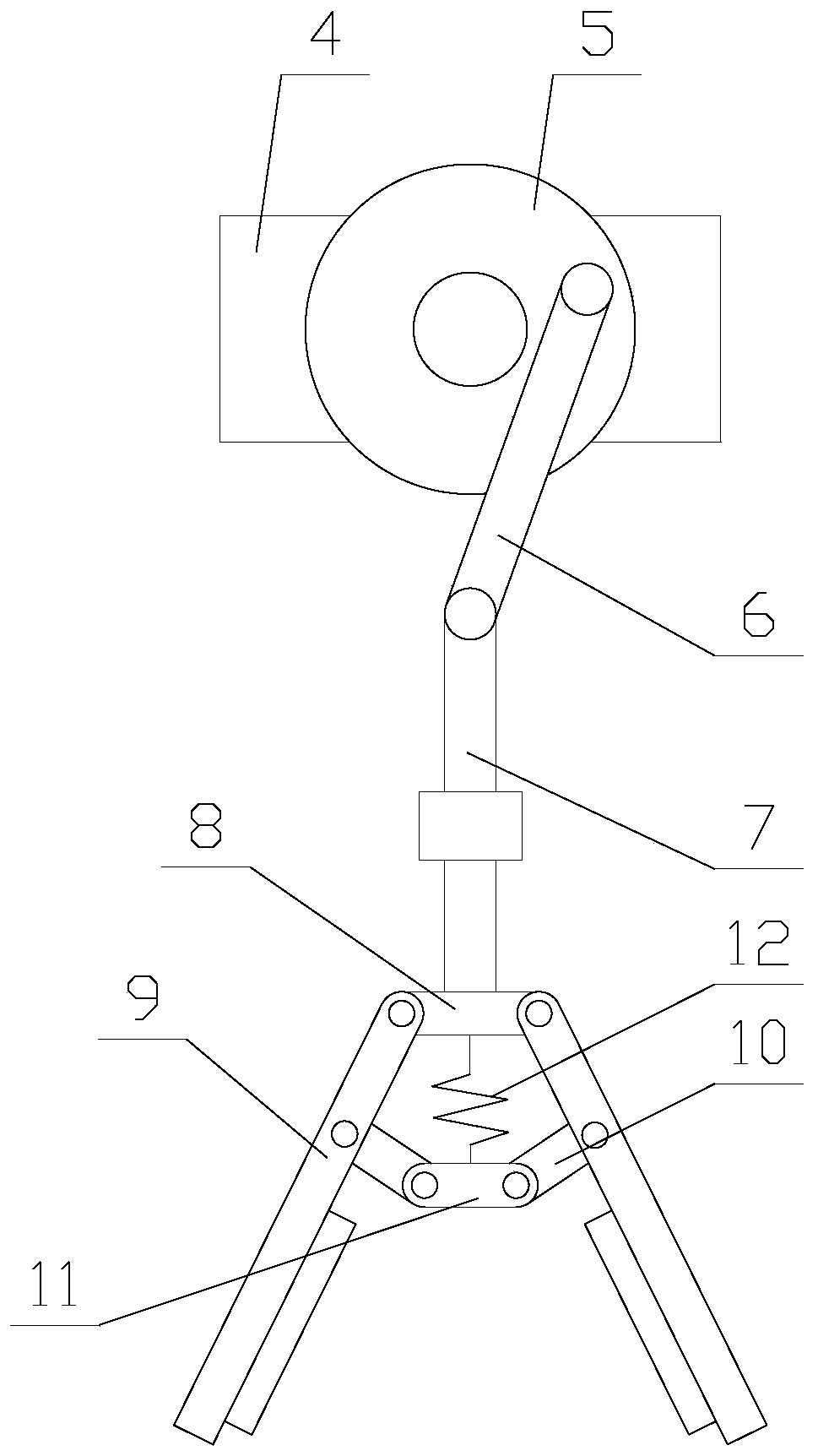 An outdoor lighting device with functions of anti-climbing and insect repellent