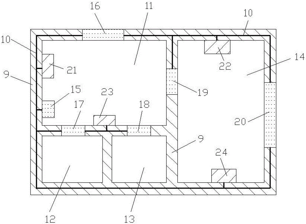 Household electric appliance control mechanism equipped with gyroscope