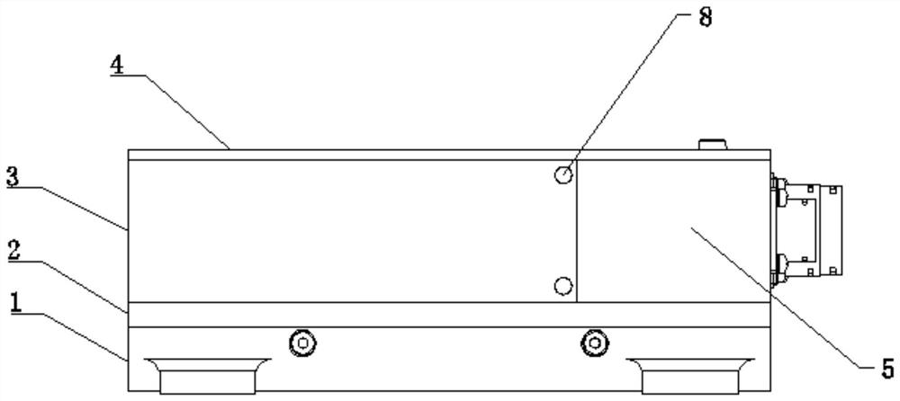 An electromagnetic compatibility chassis