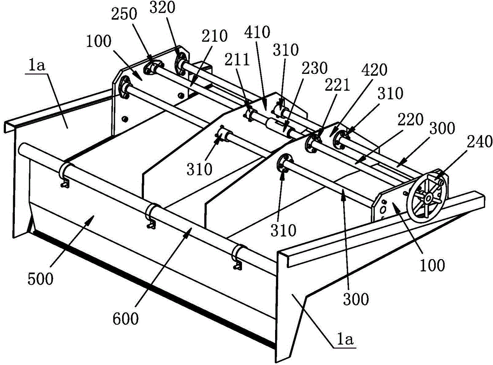 Tempering furnace material rack slideway mechanism