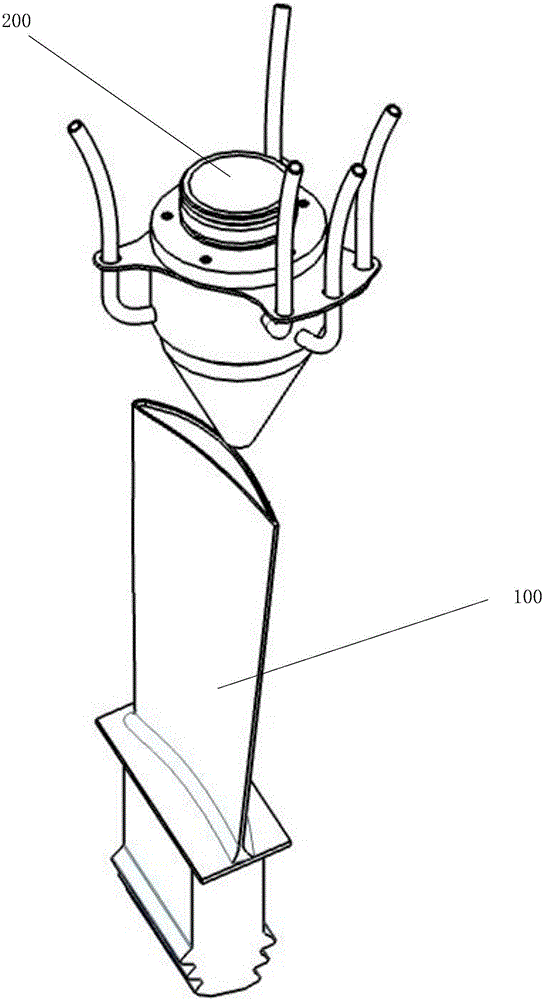 System and method for repairing nickel-based monocrystal high-temperature alloy turbine blade tip