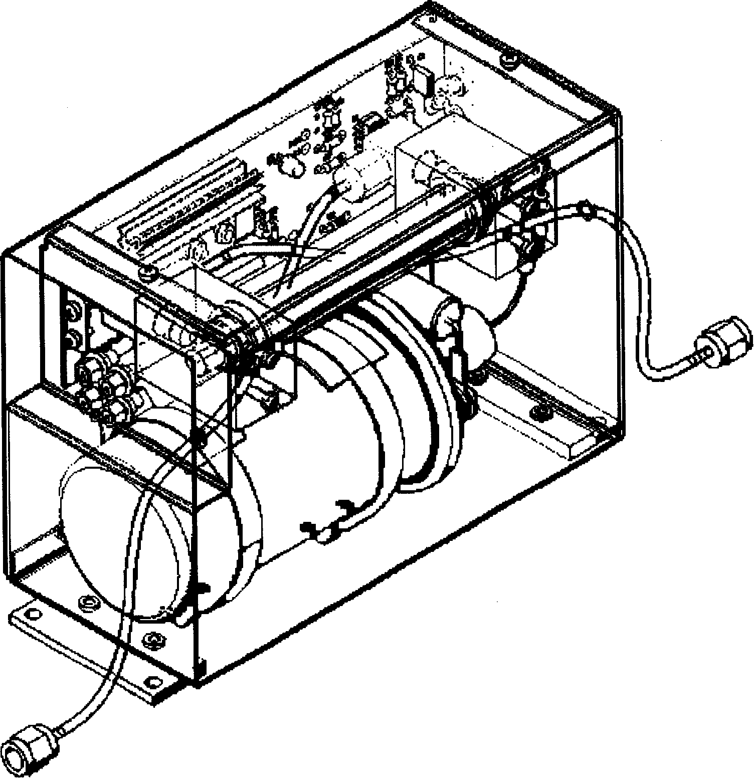 System using chemiluminescence method to execute nitrous oxides analysis