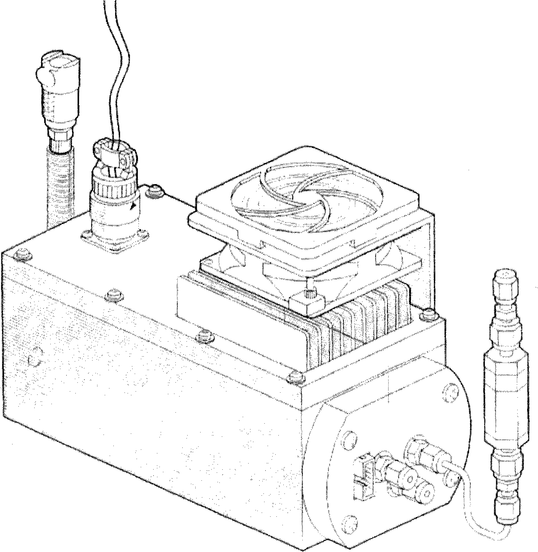 System using chemiluminescence method to execute nitrous oxides analysis