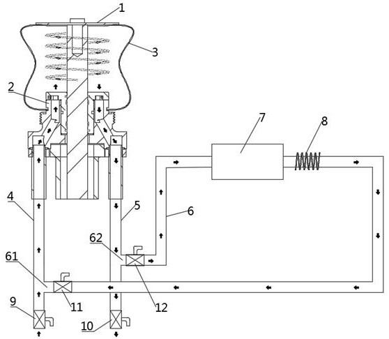 Tire vulcanizing device and vulcanizing method