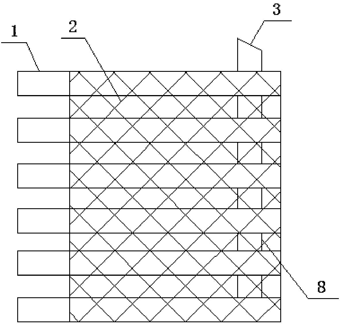 Drying plant for corrugated paper