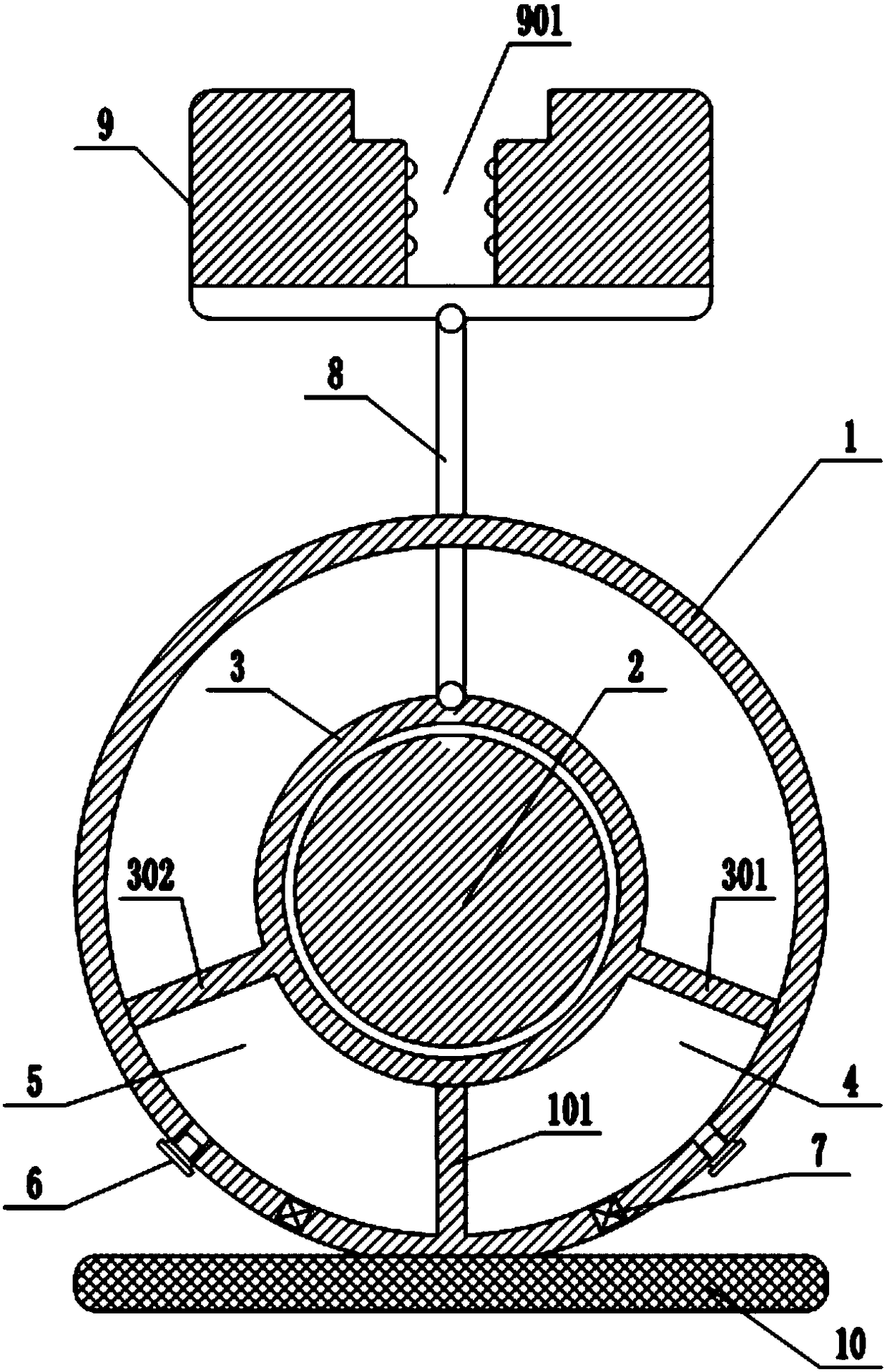 Buffering device for textile machine