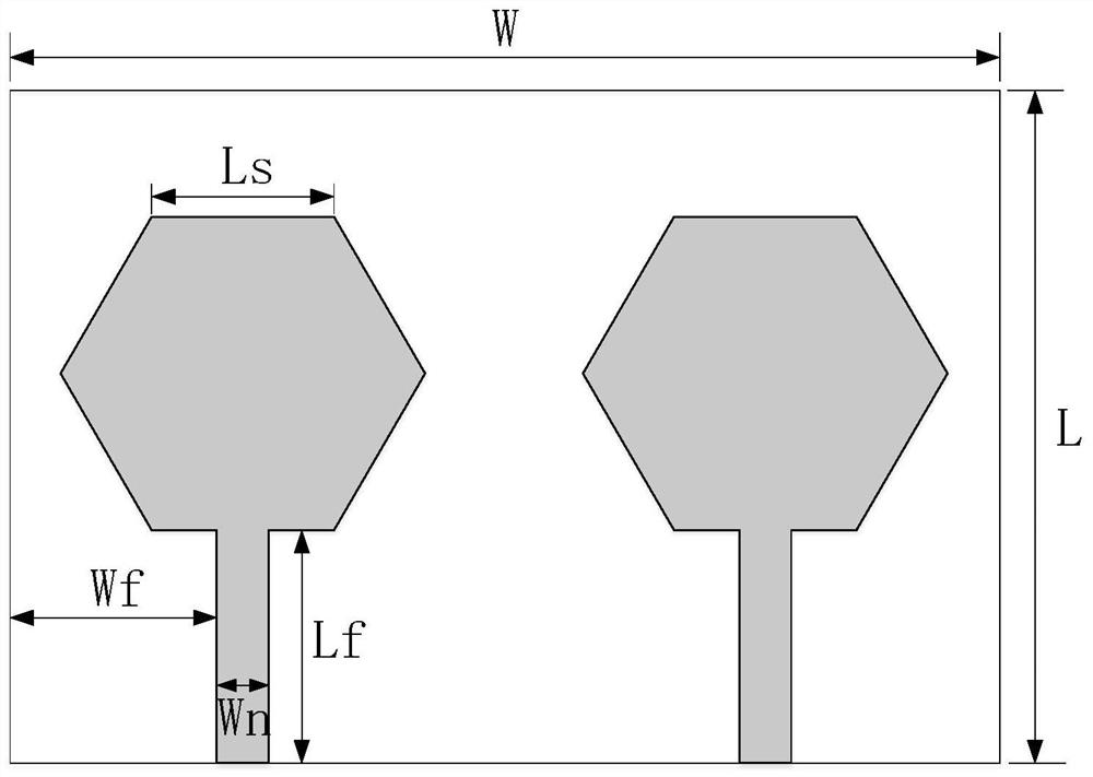 Dual-port ultra-wideband MIMO antenna capable of realizing wideband decoupling