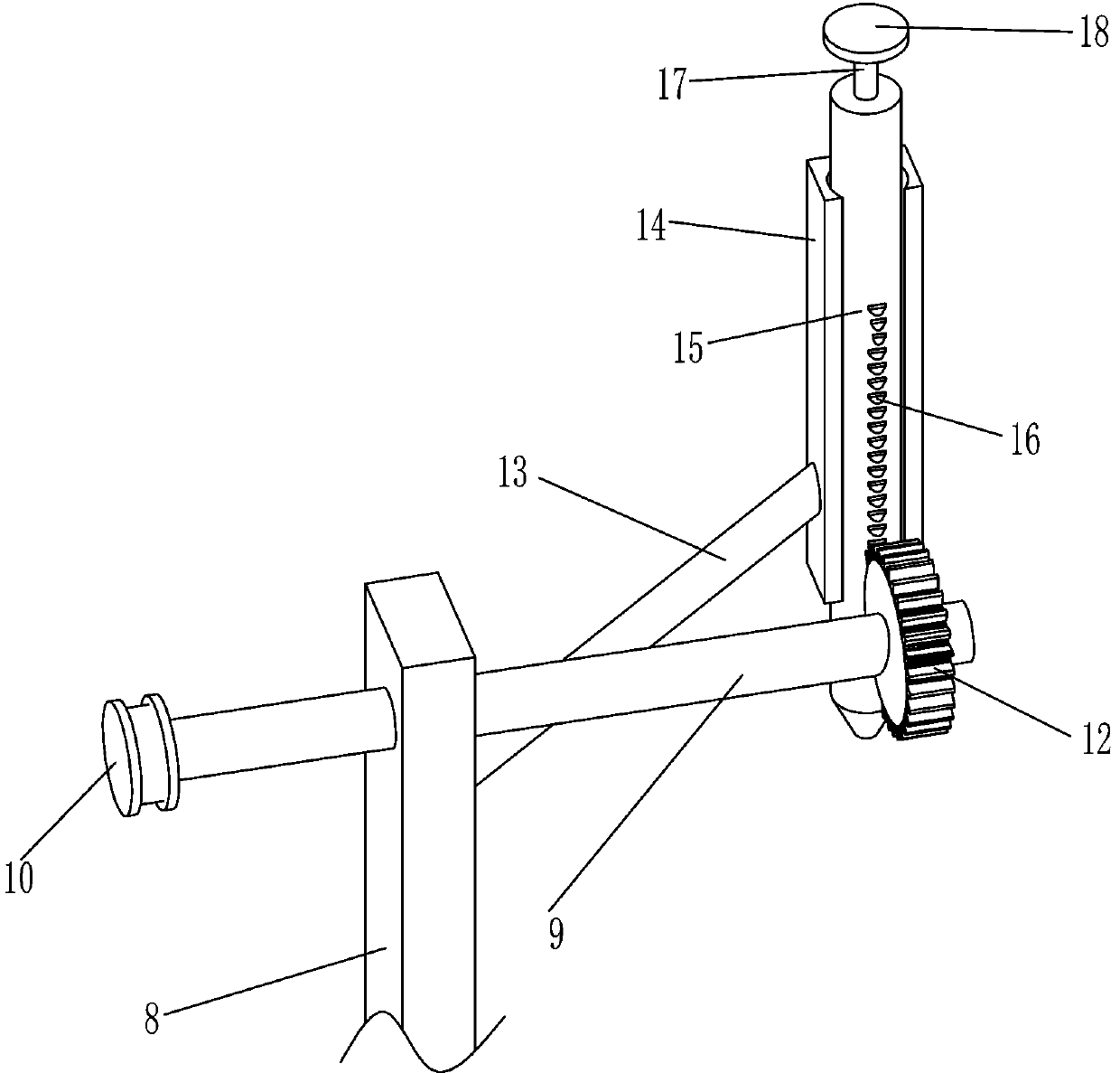 Flowerpot bottom perforating equipment