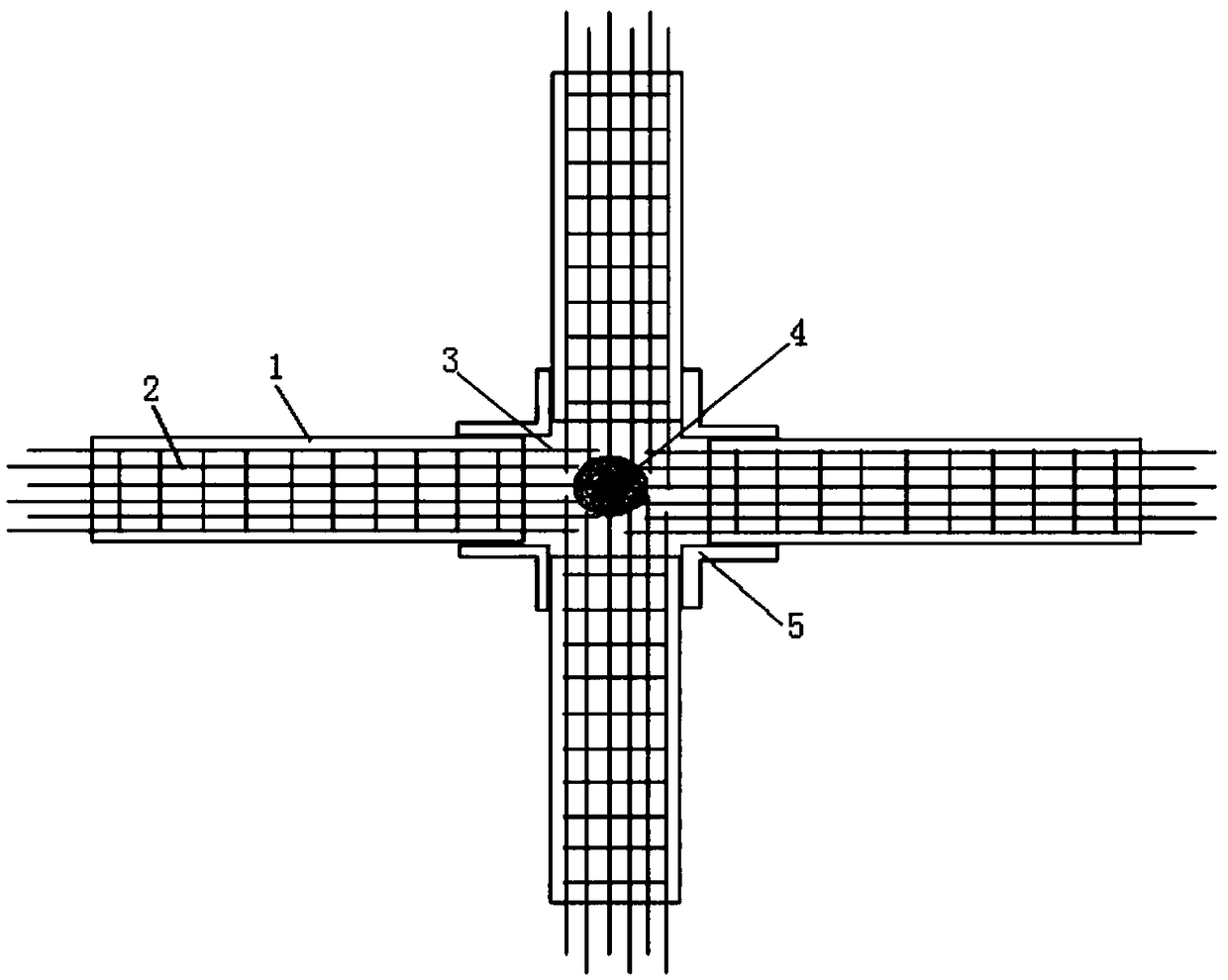 Construction method of fabricated high slope anchor rod sash beam formworks